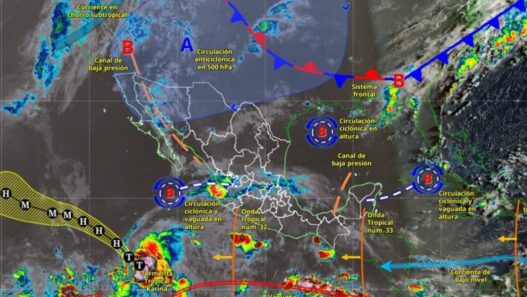 Pronostican lluvias intensas en Guerrero y centro de México