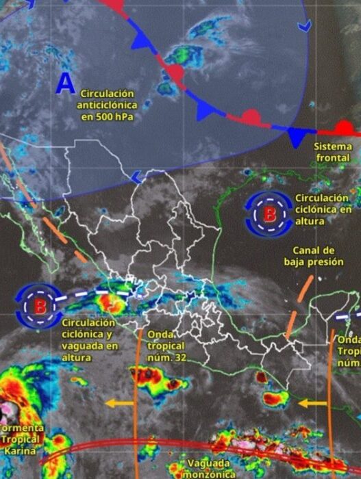 Pronostican lluvias intensas en Guerrero y centro de México