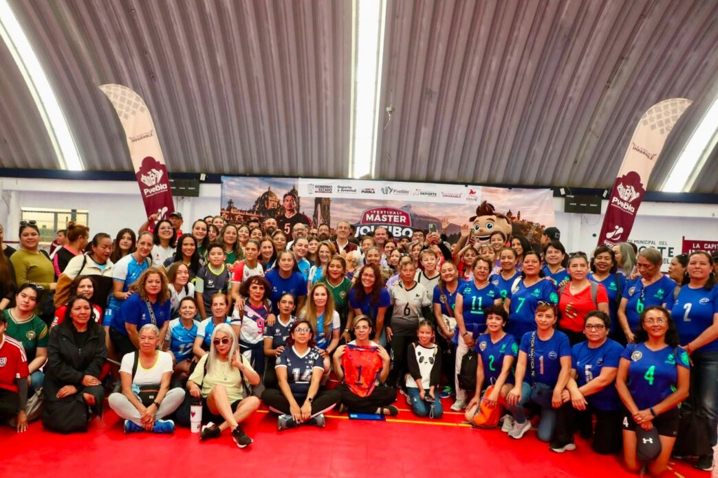 Festival Máster de Voleibol reunirá a 7,500 atletas en Puebla