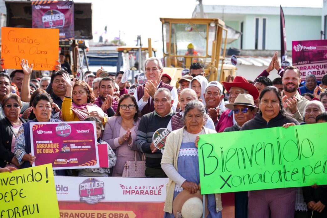 Pepe Chedraui lanza Calles al 100 para mejorar vialidad en Puebla