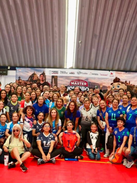 Festival Máster de Voleibol reunirá a 7,500 atletas en Puebla