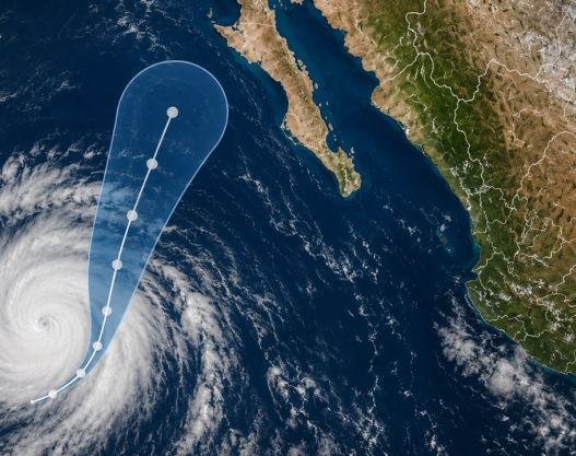 Tormenta tropical Hernán se forma en el Pacífico frente a México