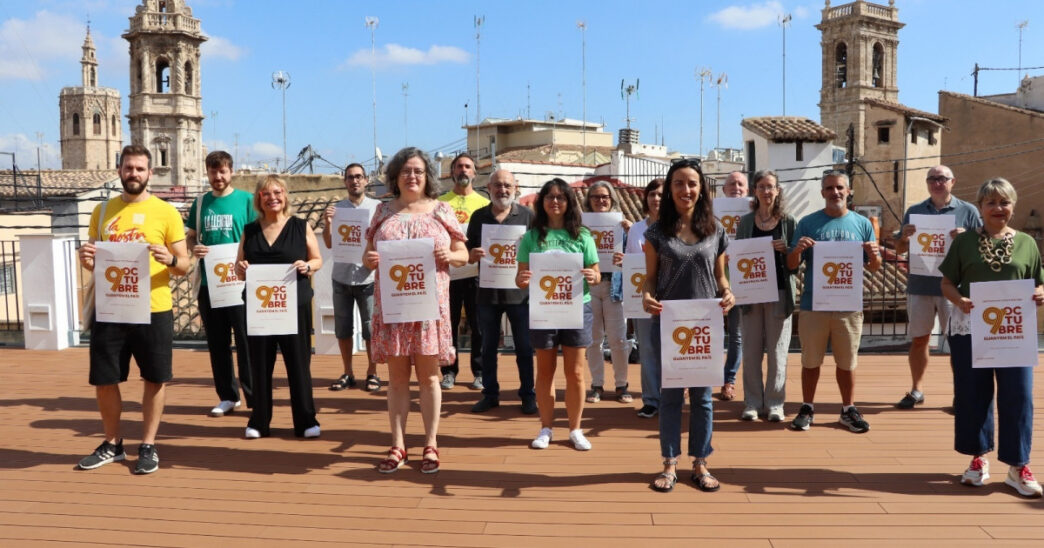 Catalanistas convocan manifestación en Valencia el 9 de Octubre