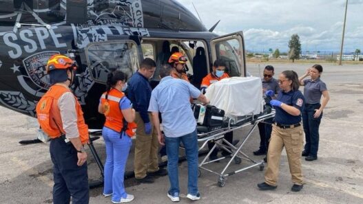 Trasladan a recién nacido de Juárez a Chihuahua por emergencia